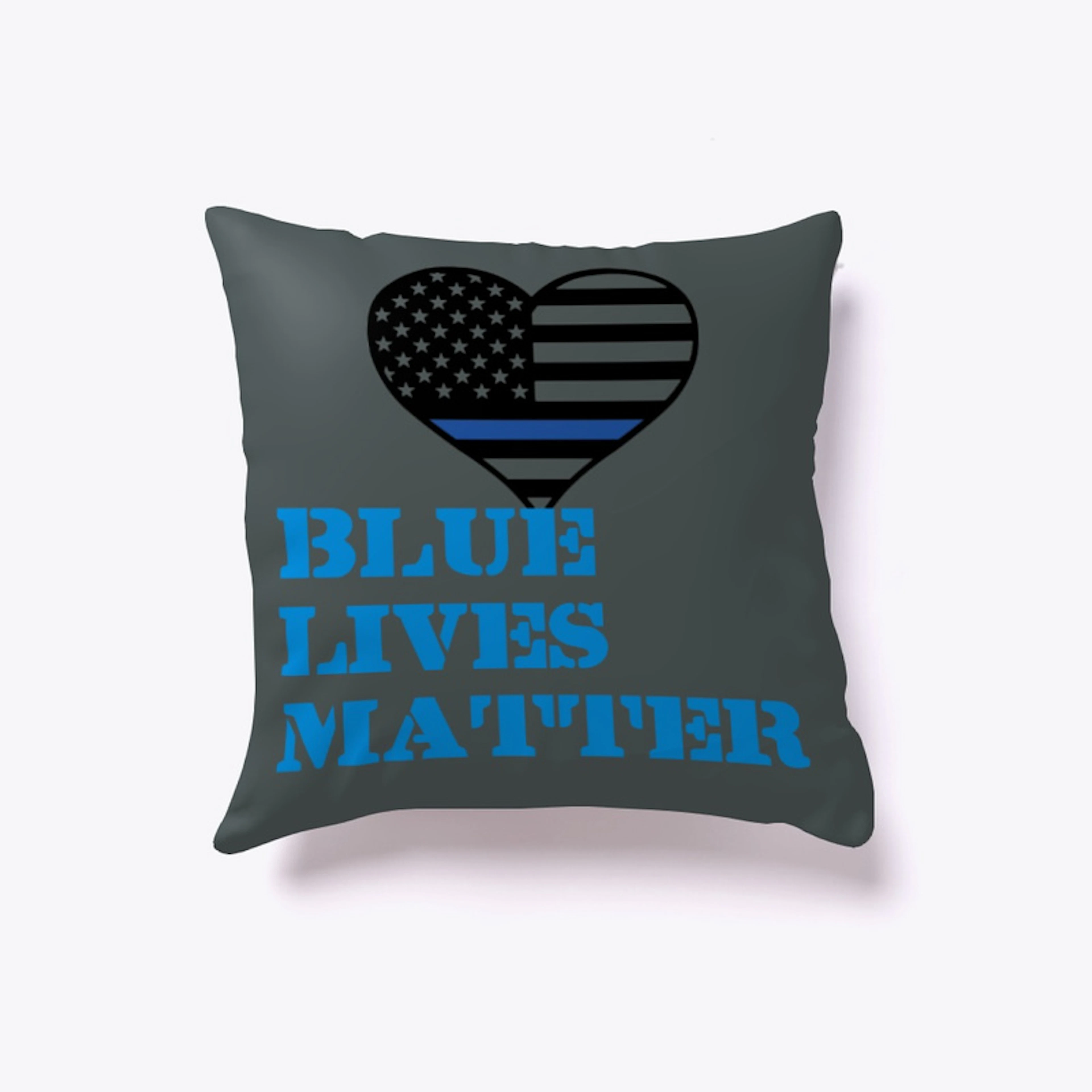 Blue Lives Matter Heart