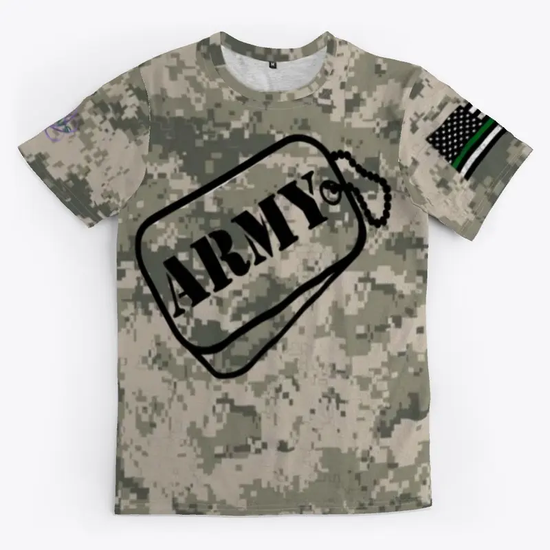 Army Tags- Thin Green Line